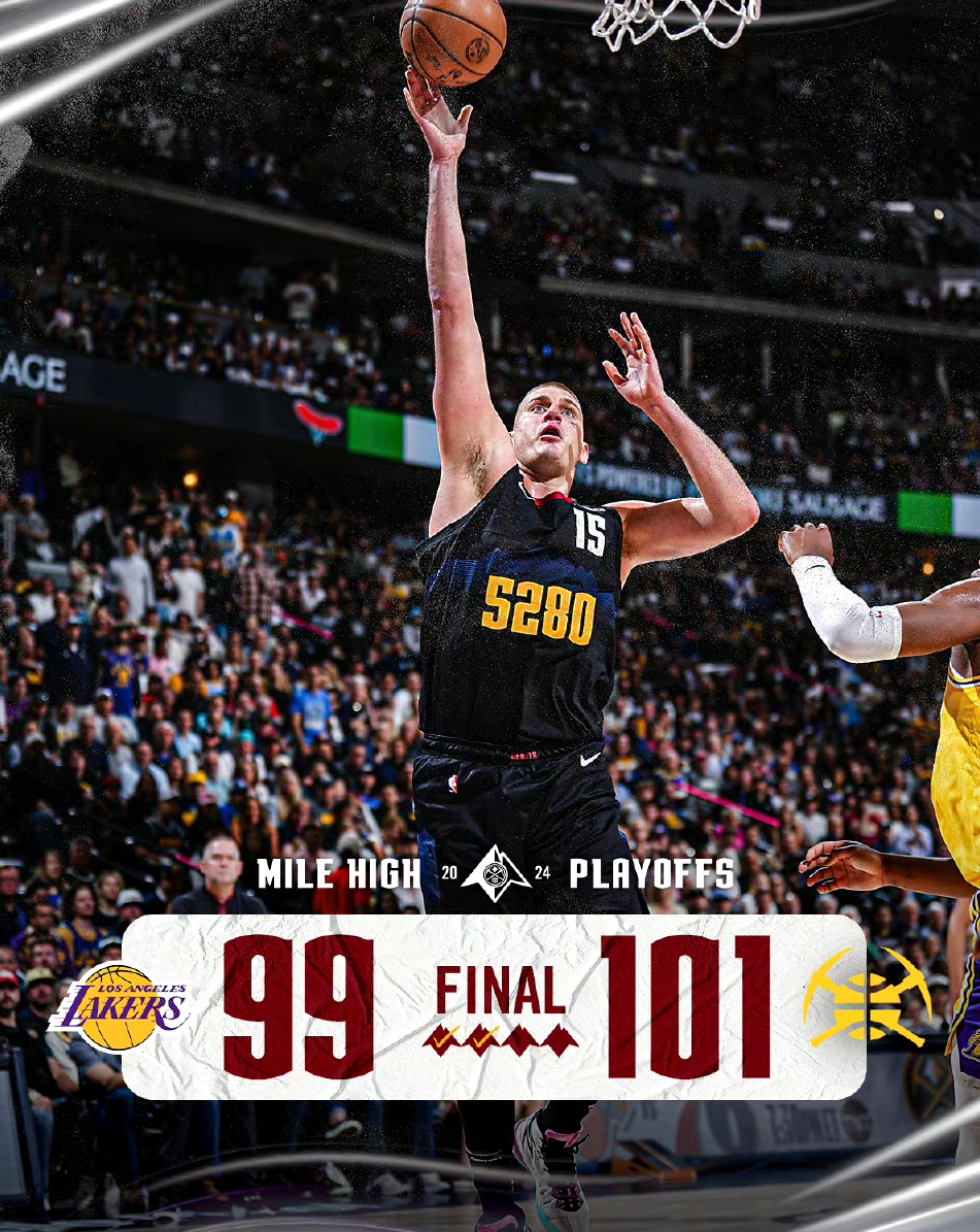 山东队碾压76人，约基奇高光表现